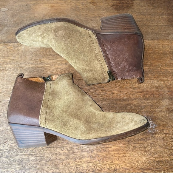 Madewell Charley Leather Suede Ankle Boots in Cigar size 7 - Picture 7 of 10